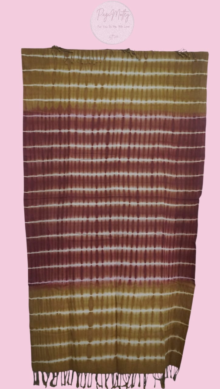 tie dye gradation scraf