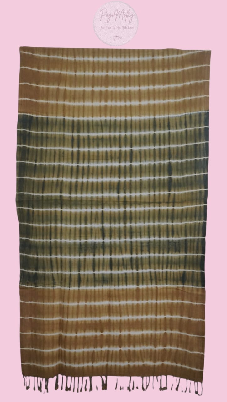 tie dye gradation scraf