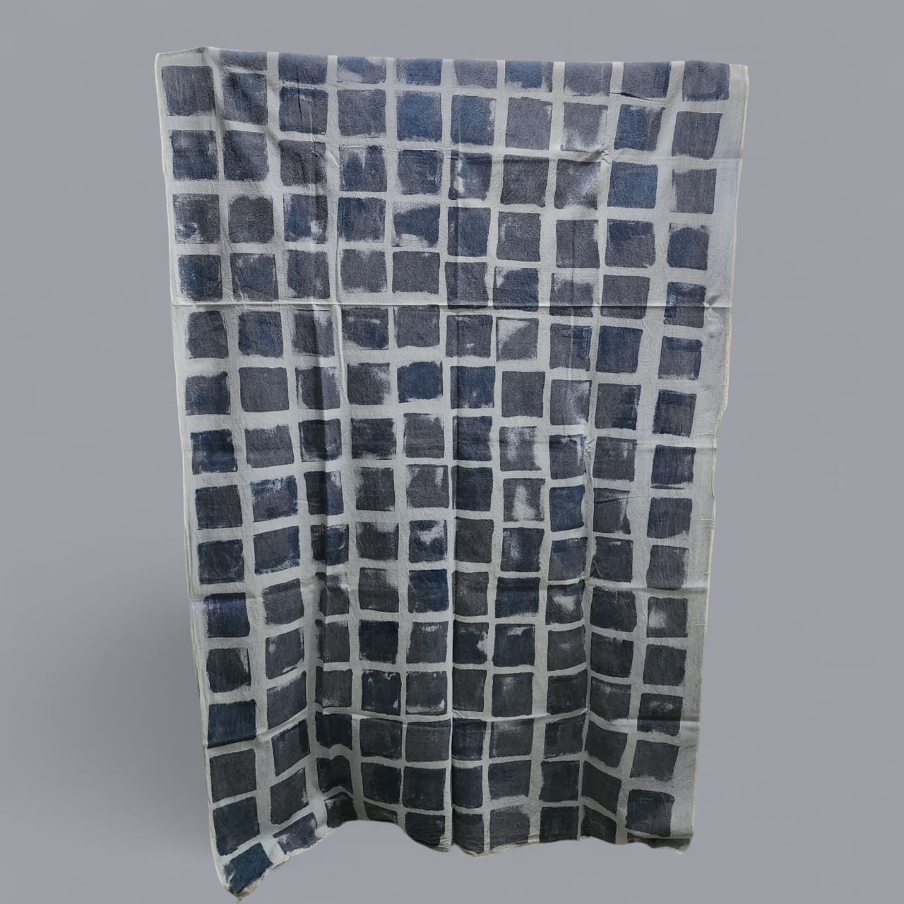 Indigo Stamp Fabric